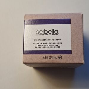 Night Recovery Eye Cream - Purple and Cream
